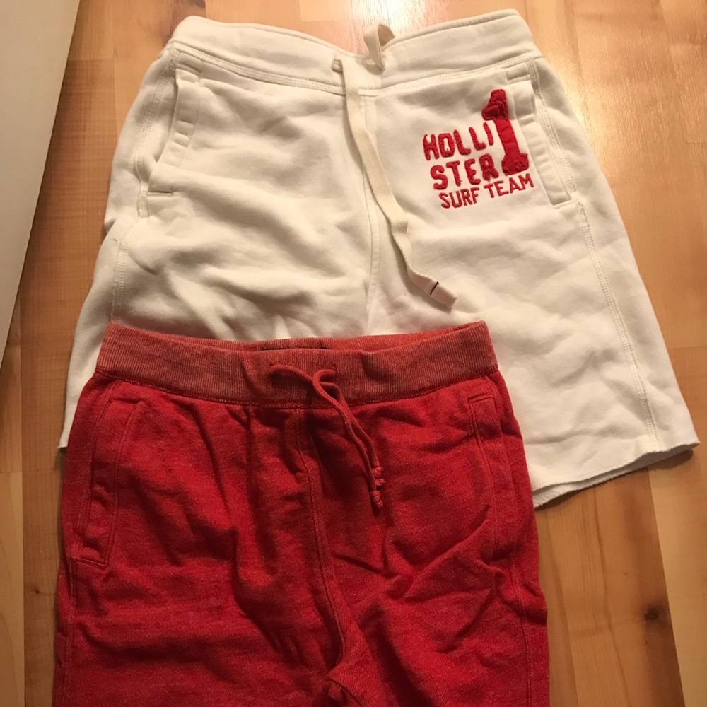 Men’s Hollister co and Abercrombie shorts.